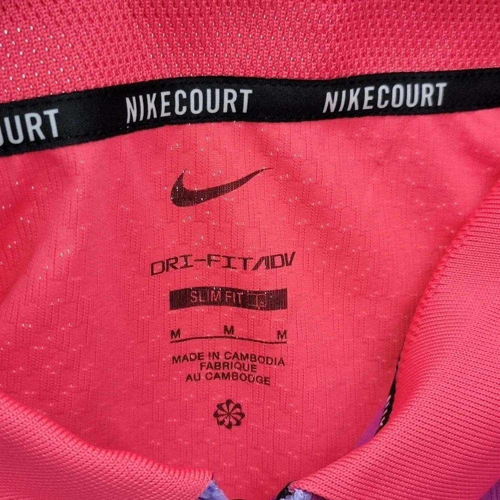 Nike Advantage Slam Polo Shirt Dri-FIT Mens Size M FQ2015-518 Fuchsia New $105